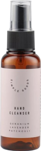 Simple Goods Hand Cleanser Geranium, Lavender Patchouli 50 ml von Simple Goods