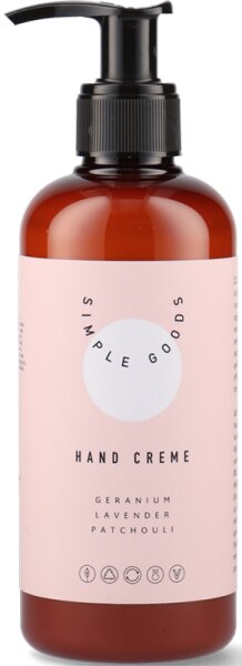 Simple Goods Hand Cream - Geranium, Lavender, Patchouli 250 ml Simple Goods Hand Cream - Geranium, Lavender, Patchouli 250 ml von Simple Goods