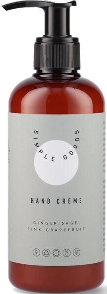 Simple Goods Hand Cream - Ginger, Sage, Pink Grapefruit 250 ml von Simple Goods