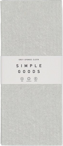 Simple Goods Sponge Cloth Grey 1 Stk. von Simple Goods