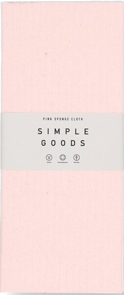 Simple Goods Sponge Cloth Pink 1 Stk. von Simple Goods