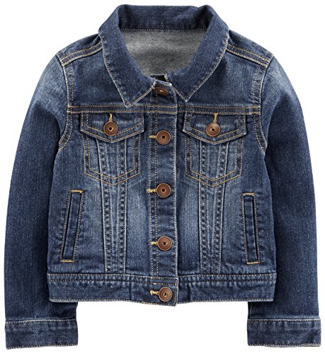 Simple Joys by Carter's Baby-Mädchen Denim Jacket Leichte Baumwolljacke, Mittlere Waschung, 5 Jahre von Simple Joys by Carter's