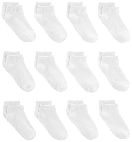 Simple Joys by Carter's Unisex Baby Socken, 12 Paar, Weiß, 6-12 Monate von Simple Joys by Carter's