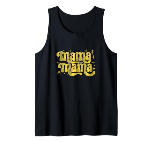 Mama, niedlicher flippiger Retro-Text, Mama Tank Top Mama, niedlicher flippiger Retro-Text, Mama Tank Top von Simple Message Shirts for Mama