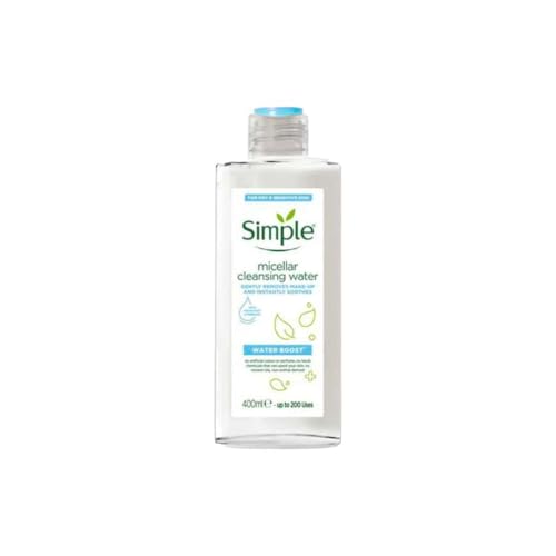 Simple Kind to Skin Micelllar Micelllar Cleansing Water UK #1 Gesichtshautpflegemarke* sofort feuchtigkeitsspendender Make-up-Entferner 400 ml von Dove