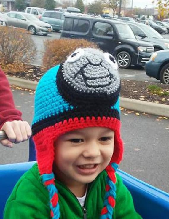 Thomas Der Zug Mütze Häkeln Handgemachte Baby Foto Requisite von SimpleCreationsLLM