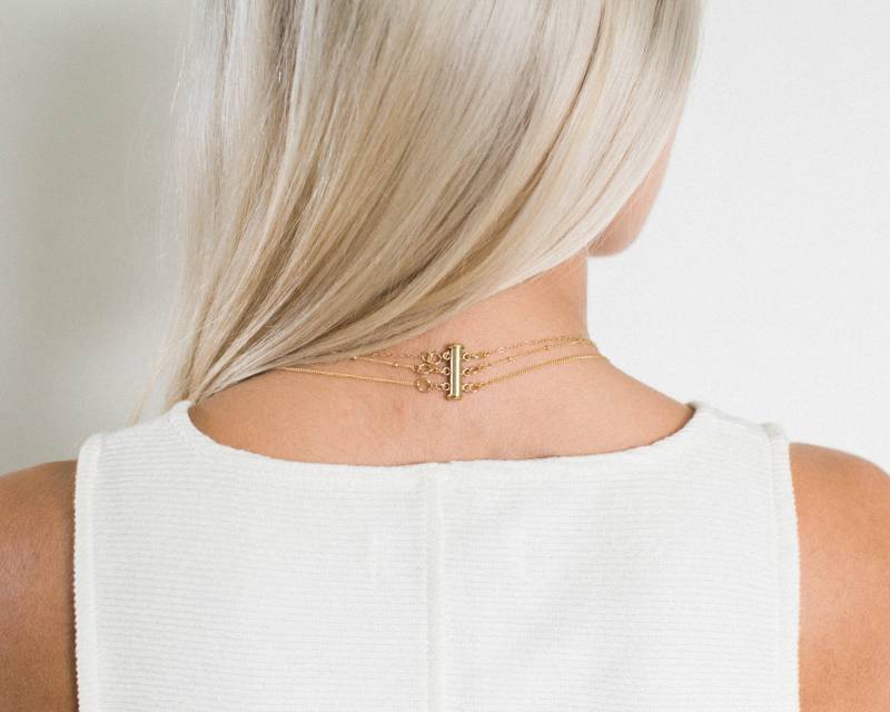 Layered Halskette Detangler/Layering Spacer Multi Strang Entwirrung Verschluss Untangler von SimpleDaintyJewelry