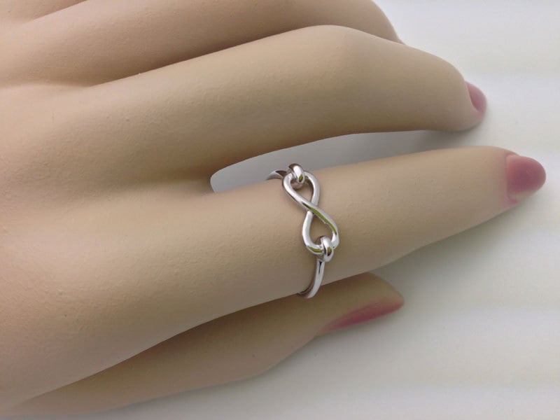 Alle Sterling Silber Infinity Symbol Ring Sterlingsilber Alle Sterling Silber Infinity Symbol Ring Sterlingsilber von SimpleStep