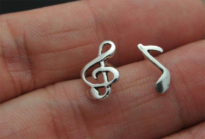 Treble Clefs Ohrstecker, Musiknote Post Hinweis Ohrstecker Ohrringe, Sterling Silber Musik - Violinschlüssel Musik-Schmuck Treble Clefs Ohrstecker, Musiknote Post Hinweis Ohrstecker Ohrringe, Sterling Silber Musik - Violinschlüssel Musik-Schmuck von SimpleStep