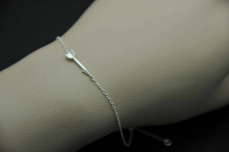 Zierlich Alle Sterling Silber Pfeil Armband von SimpleStep