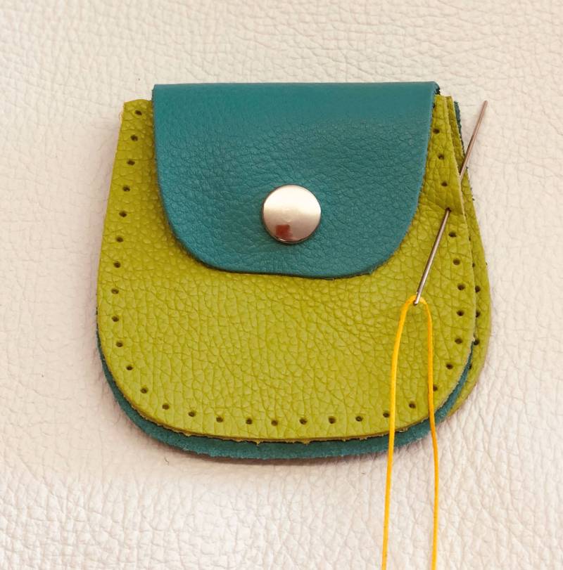 Diy Geldbeutel-Kit Mit 2 Taschen Zwei Leder Geldbörse Kit von SimpleWayLeatherKits