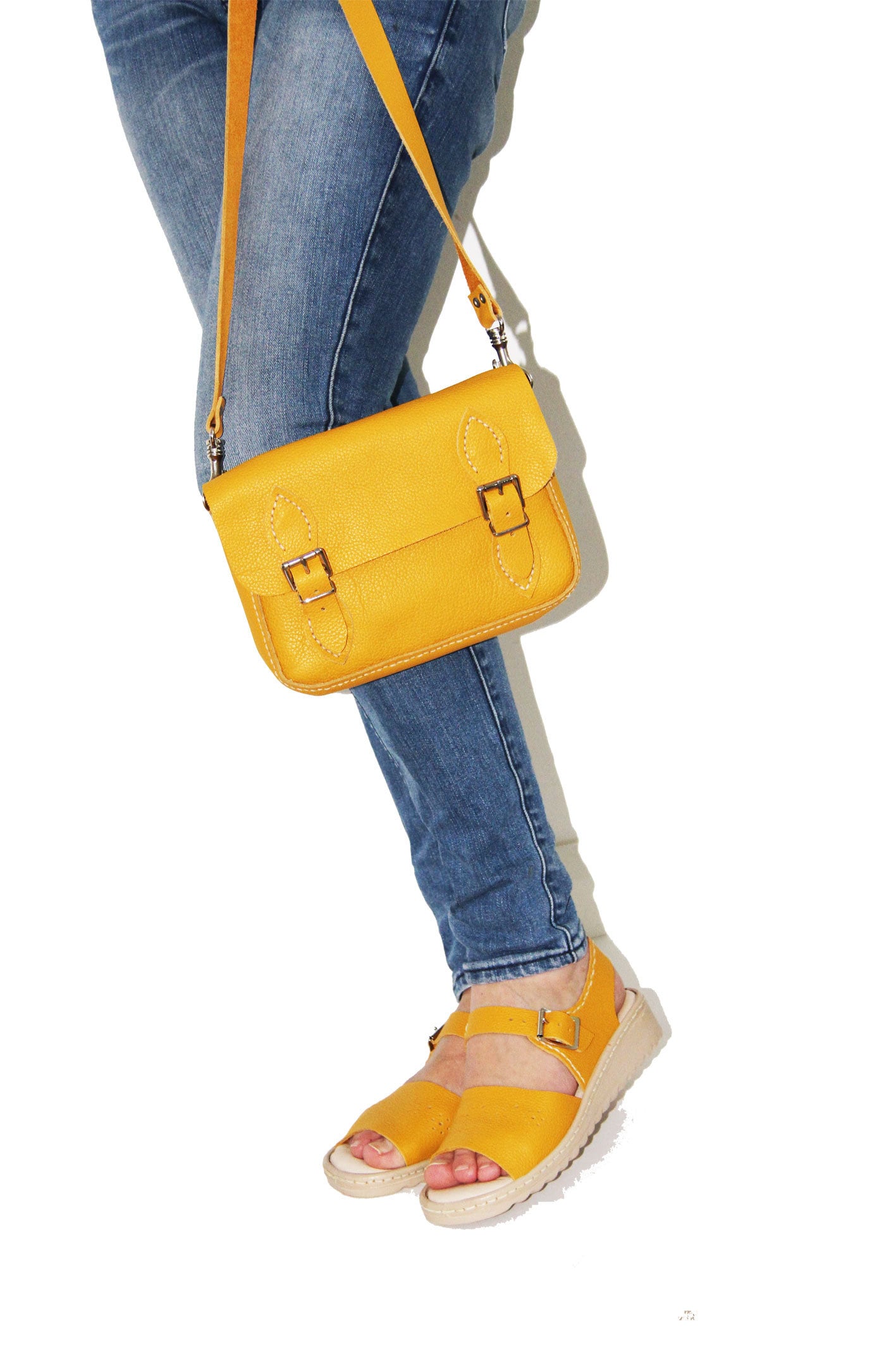 Leder Umhänge-Kit Kleines Schulranzen-Kit Satchel Taschen-Kit von SimpleWayLeatherKits