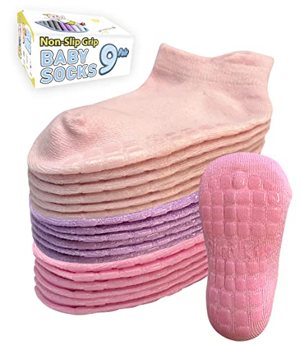 Simply Kids Stoppersocken Kinder 27-30 Antirutschsocken Kinder Abs Socken Kinder Krabbelsocken Rutschsocken Laufsocken Mädchen Junge Antirutsch Socken (9 Pairs) von Simply Kids