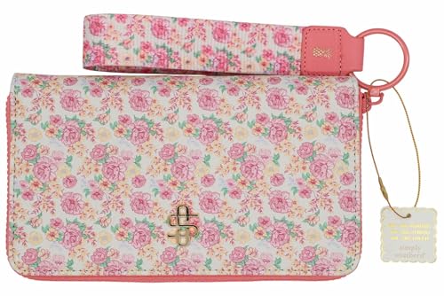 Simply Southern Designer-Geldbörse mit passendem Schlüsselanhänger, Light Blossom, modisch von Simply Southern