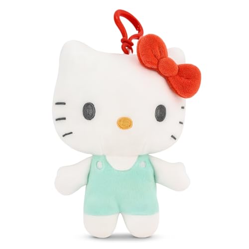 Simply Toys Offizieller Hello Kitty Plüsch-Schlüsselanhänger, 16 cm, Ganzkörper-Design mit charmantem rotem Kleid, bezaubernde Hello Kitty Kollektion, Hello Kitty Geschenke, Hello Kitty von Simply Toys