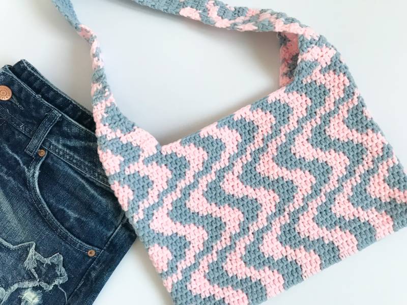 Gehäkelte Handtasche Für Frauen, Gehäkelte Markttasche, Umhängetasche, Geburtstagsgeschenk von SimplyAndHandmade