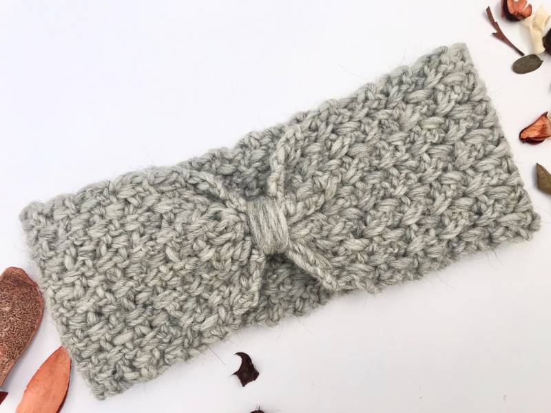 stirnband Gehäkelt, Ohrenwärmer Knoten Frauen von SimplyAndHandmade
