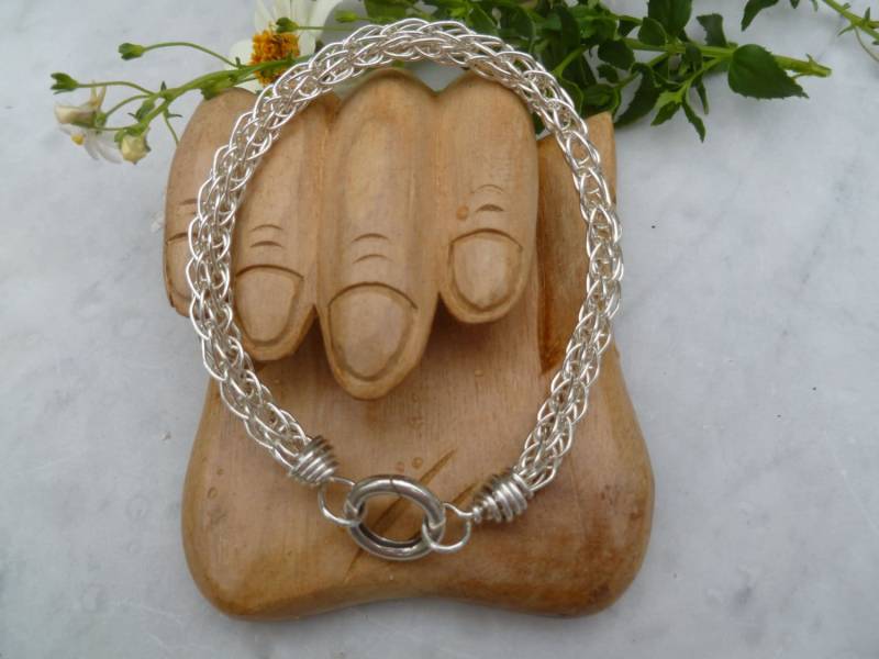 sterling Silber Handgewebtes Armband sterling Silber Handgewebtes Armband von SimplyCharmingME