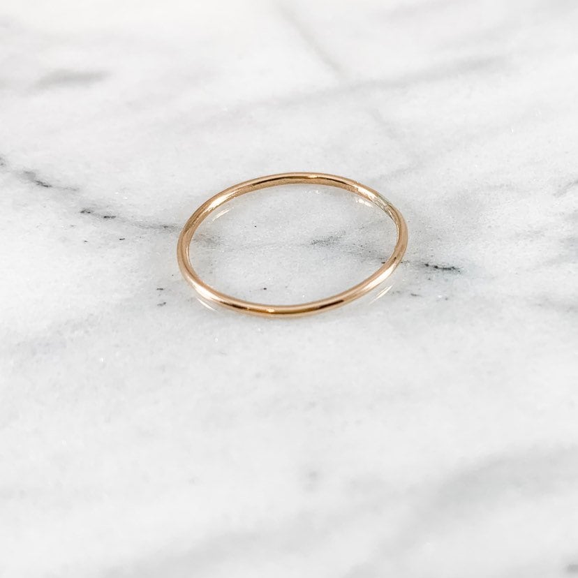 Gehämmerter Stapelring Argentium Sterling Silber, Gold, Roségold Gehämmerter Stapelring Argentium Sterling Silber, Gold, Roségold von SimplyChicJewelry86