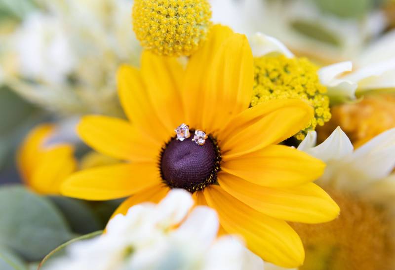 Herkimer Diamant Ohrstecker Sterling Silber, Gold, Rosegold von SimplyChicJewelry86