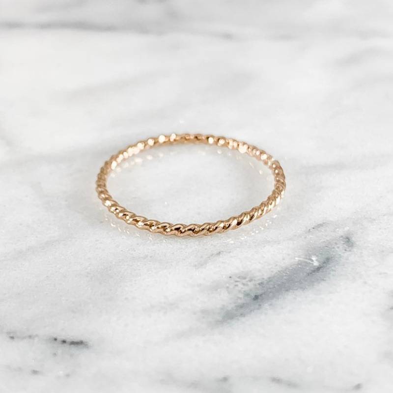 Der Stapelring Ist Aus 925Er Sterlingsilber, Gold, Roségold von SimplyChicJewelry86