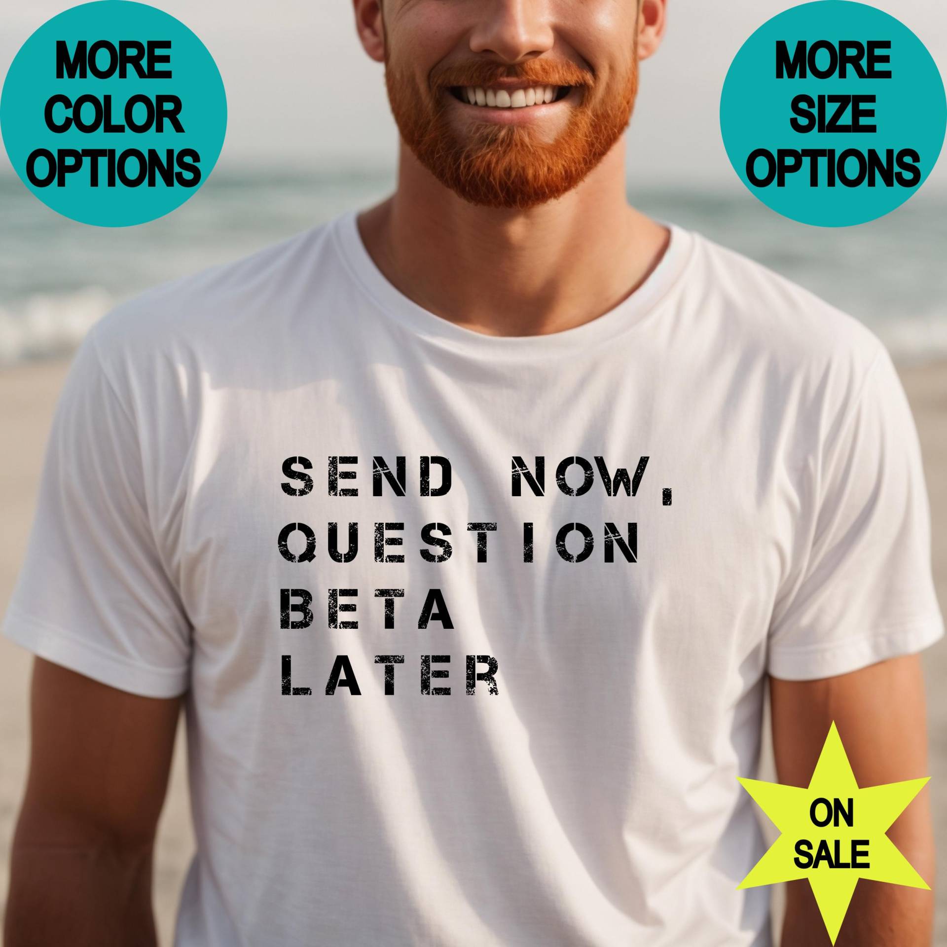 Send Now Question Beta Later T-Shirt - Lustiges Kletterer, Boulder Shirt Für Chalk-Fans & Boulderfreunde Geschenk Boulderer Send Now Question Beta Later T-Shirt - Lustiges Kletterer, Boulder Shirt Für Chalk-Fans & Boulderfreunde Geschenk Boulderer von SimplyEverythingAT