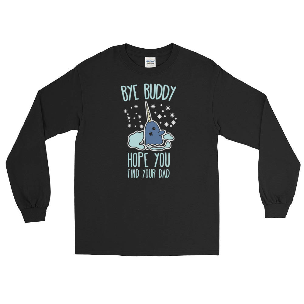 Bye Buddy Ich Hoffe, Sie Finden Ihren Vater Zitat Elf Film Perfekt Für Hässliche Weihnachten Pullover Wettbewerb Oder Party Urlaub Narwhal von SimplyFableGraphics
