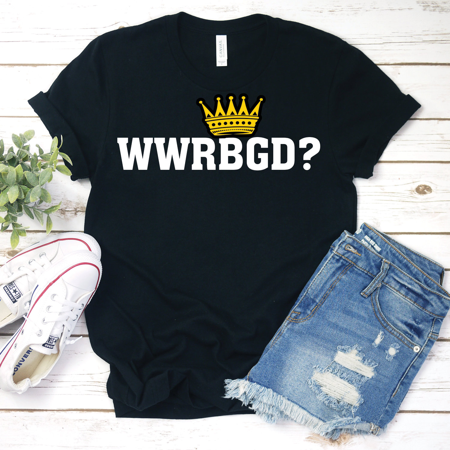 Rbg T-Shirt Was Würde Ruth Bader Ginsburg Tun? - Unisex Bella Canvas T-Shirt von SimplyFableGraphics