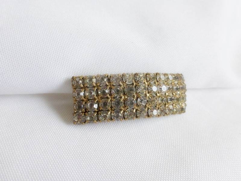 strass Rechteckig Brosche, Vintage Schmuck strass Rechteckig Brosche, Vintage Schmuck von SimplyGailVintage