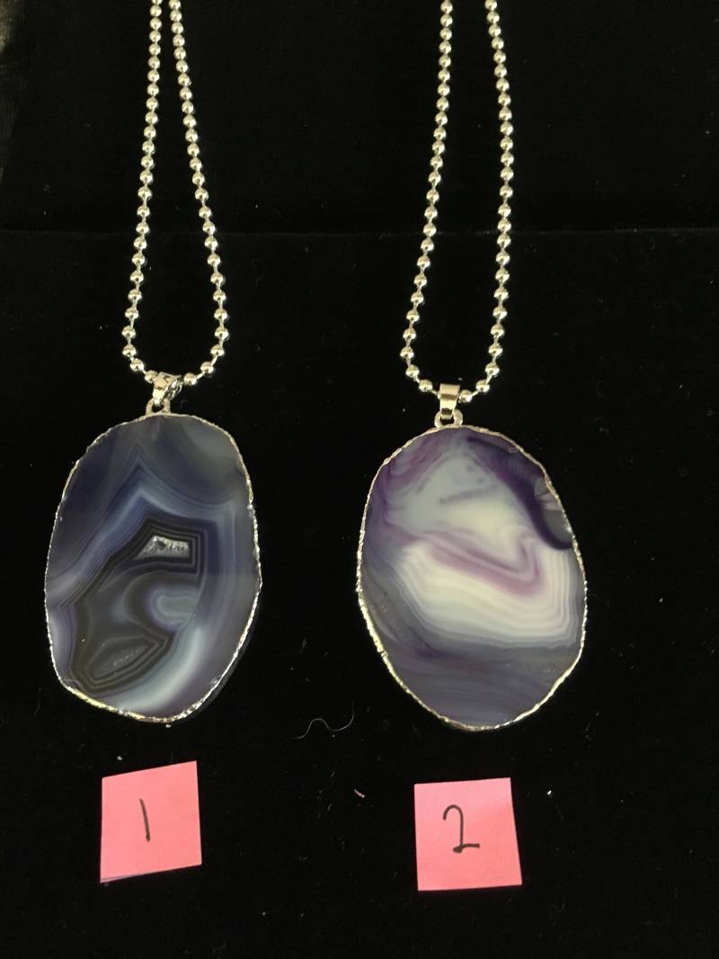 stein/Achat Anhänger Halskette von SimplyGinas