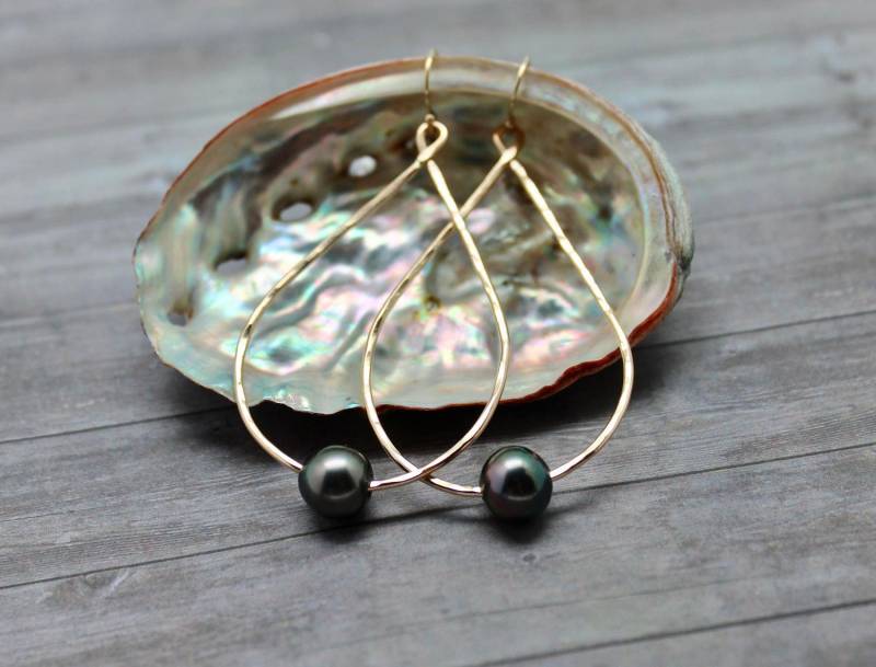 Tahiti Perle Tropfen Reifen von SimplyKaiJewelry