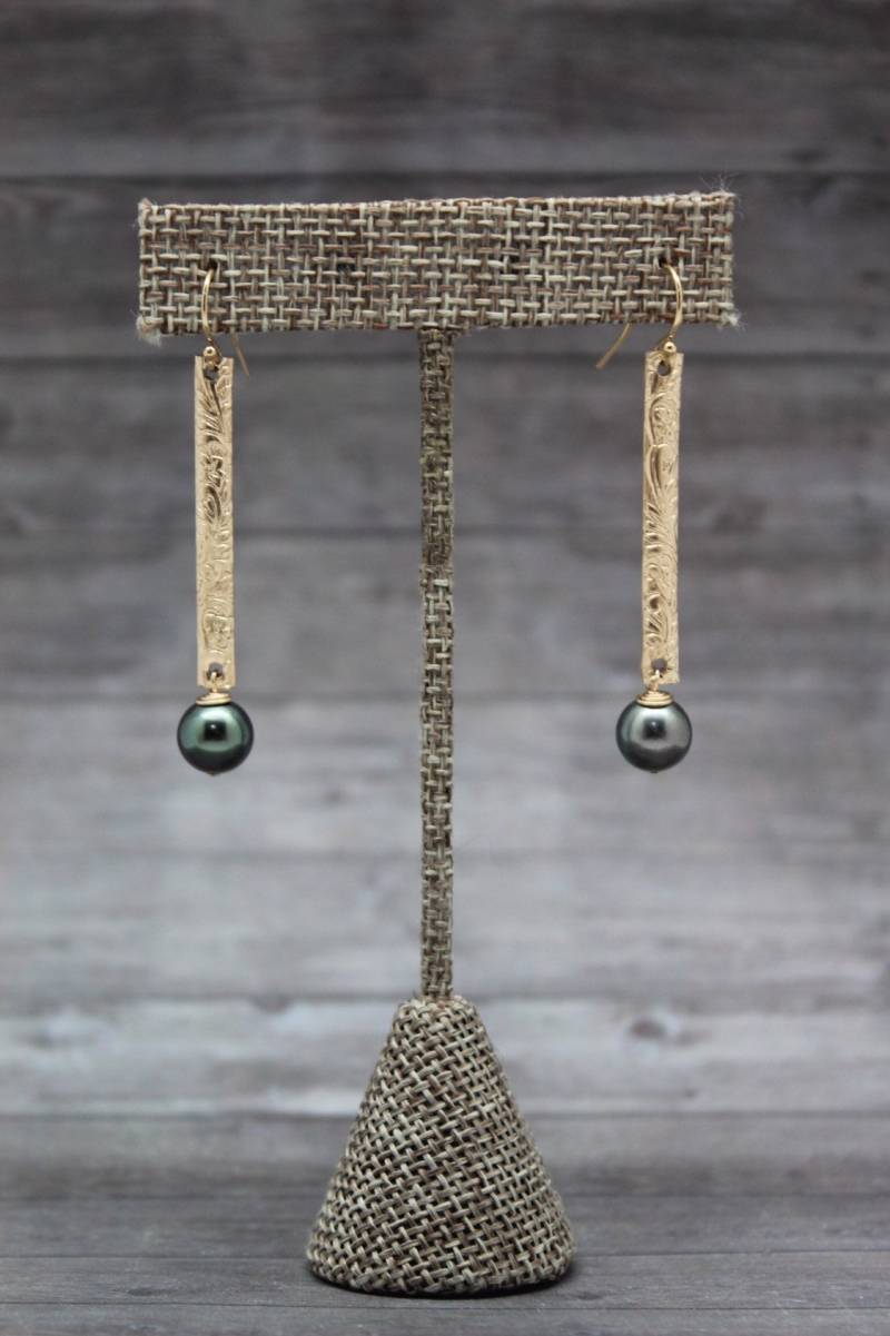 Tahitiperlen Erbstück Ohrringe von SimplyKaiJewelry