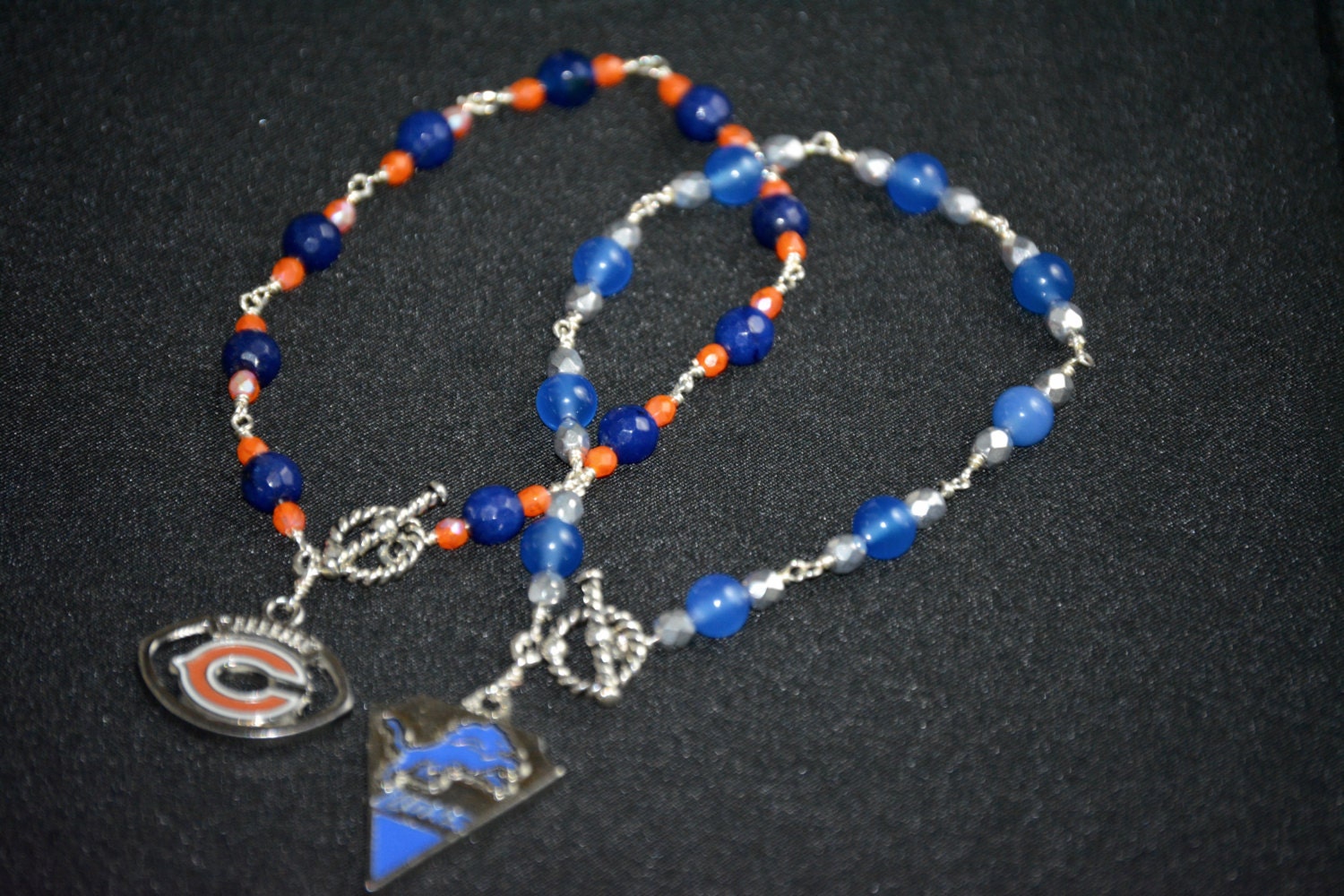 Nfl/College-Armbänder, Seillänge Umschlossenen Armbänder, Fußball-Armbänder von SimplyLinkedDesigns