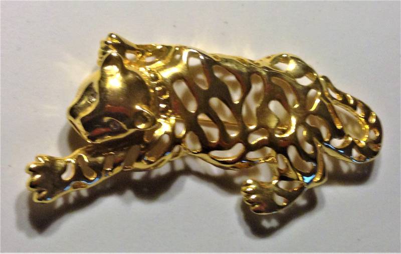 Vintage Statement Brosche Setze Einen Tiger Auf Deine Brust Und Knurre von SimplyMarvelousMary
