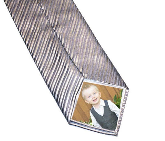 Krawatten Aufnäher Mit Foto - Geschenk Für Papa Vatertags Unter 30 Vatertagsgeschenk 3Er Set von SimplyNameIt