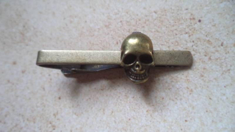 Antike Bronze Totenkopf Krawattenklammer Pin Steampunk Antike Bronze Totenkopf Krawattenklammer Pin Steampunk von SimplyNightOwl