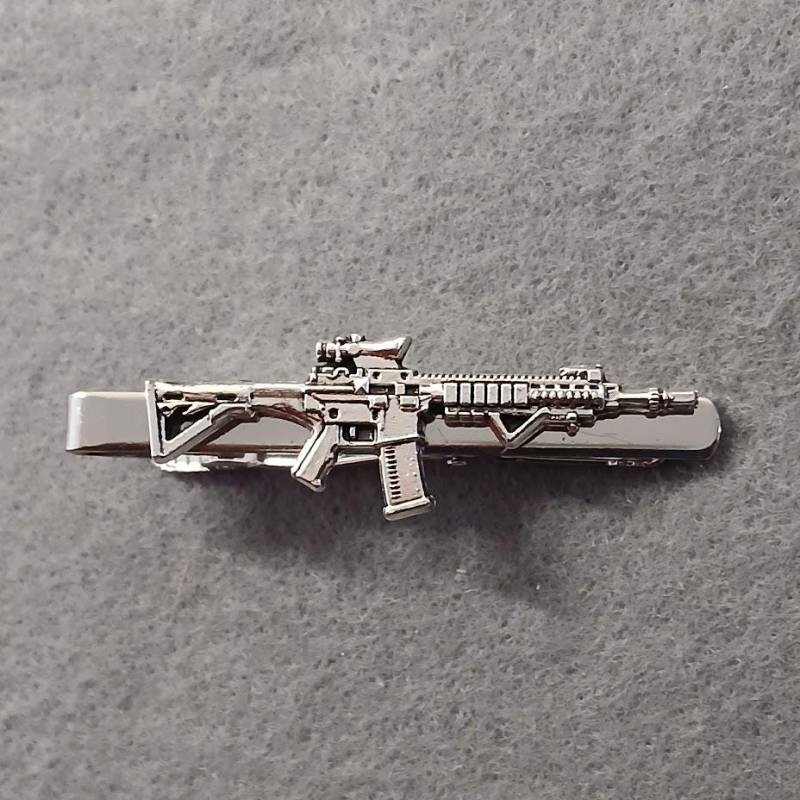 Maschinenbüchs Krawattenklammer Spangen - Gothic Goth Steampunk Punk Militär Jäger Jagd Neuheit Futuristisch Maskulin von SimplyNightOwl