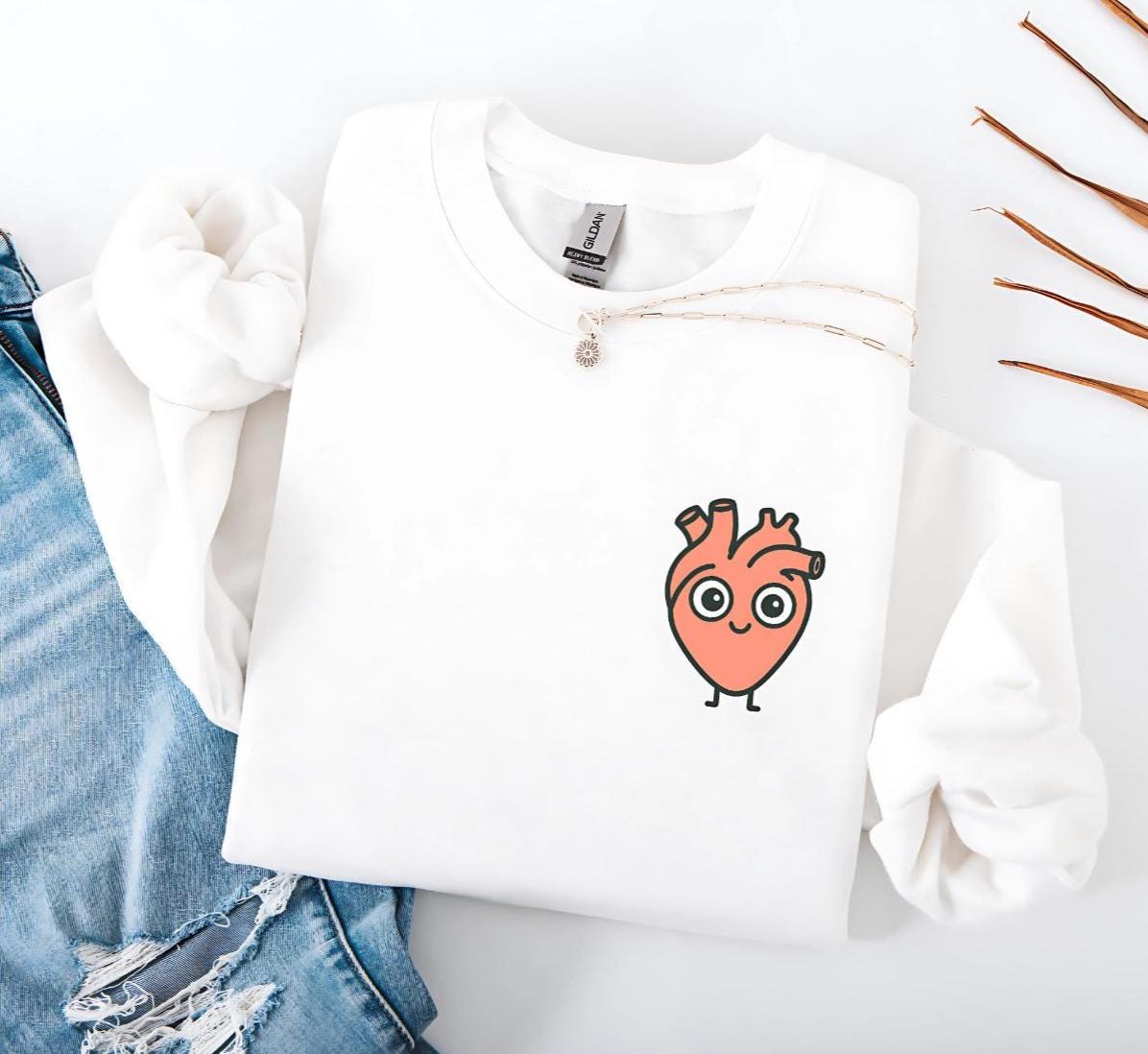 Krankenschwester Sweatshirt, Herz Kardiologie Pullover, Anatomie Sweater, Geschenk Für Pflegekräfte, Medizin Studenten, Pflegeschüler, Arzt von SimplyNurseThings