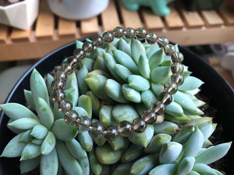 Rauchquarz Armband Made To Order von SimplySpacey