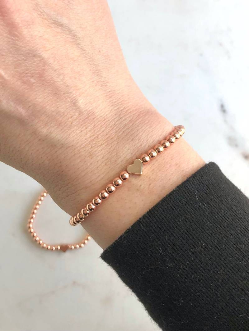 Rose Gold Mama Mini Armband Set, Mutter Tochter Passende Armbänder, Und Ich Muttertagsgeschenk von SimplyStatedNY