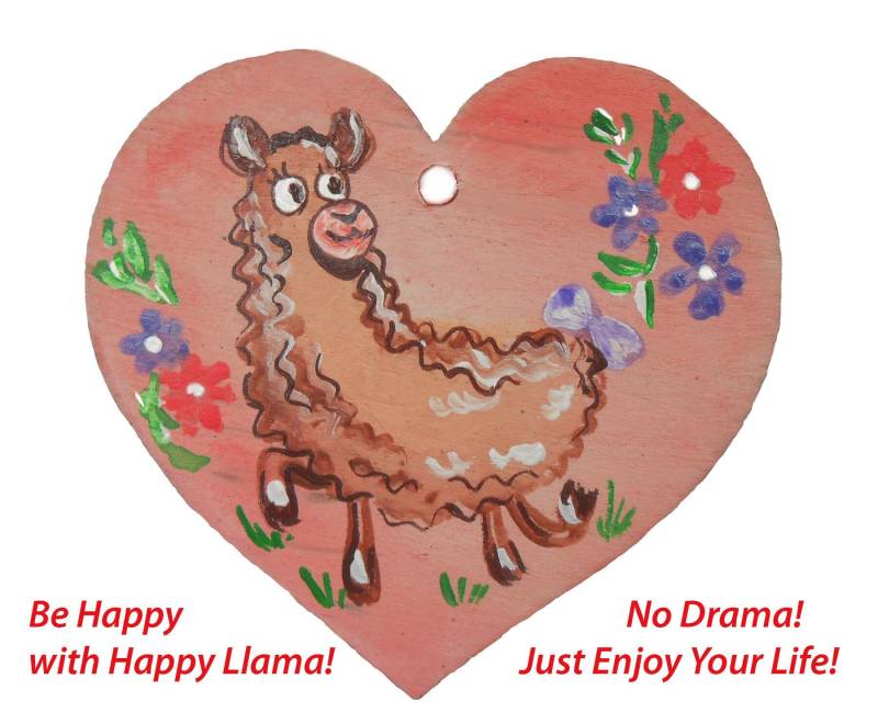 Lama Charme Motivation, Ornament Personalisiert von SimplyTheBest4You