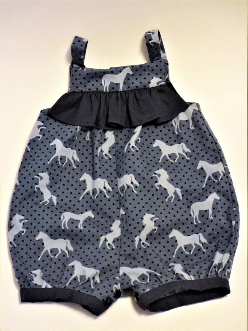 Pferde Und Punkte Baby Strampler Western Mädchen Outfit von SimplyTotsBoutique