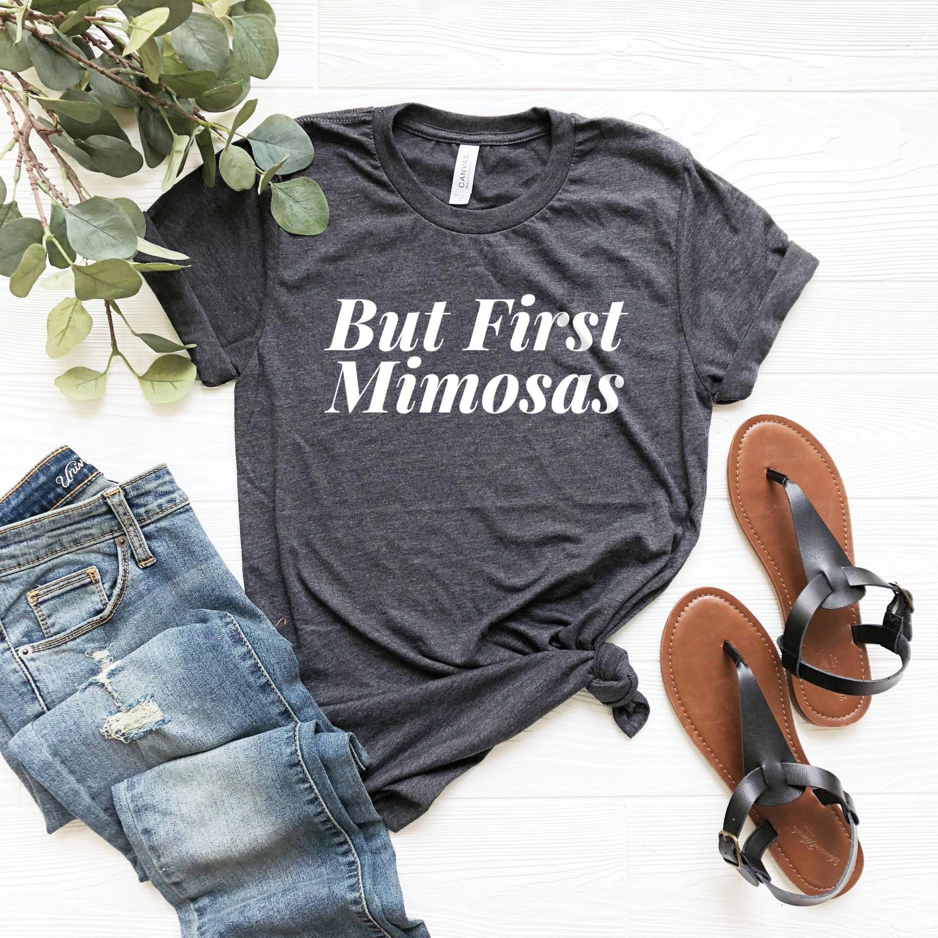 Aber Zuerst Mimosen Shirt, Süßes Brunch T-Shirt Süße Shirts Shirt Lustiges Passende von SimplyTraded