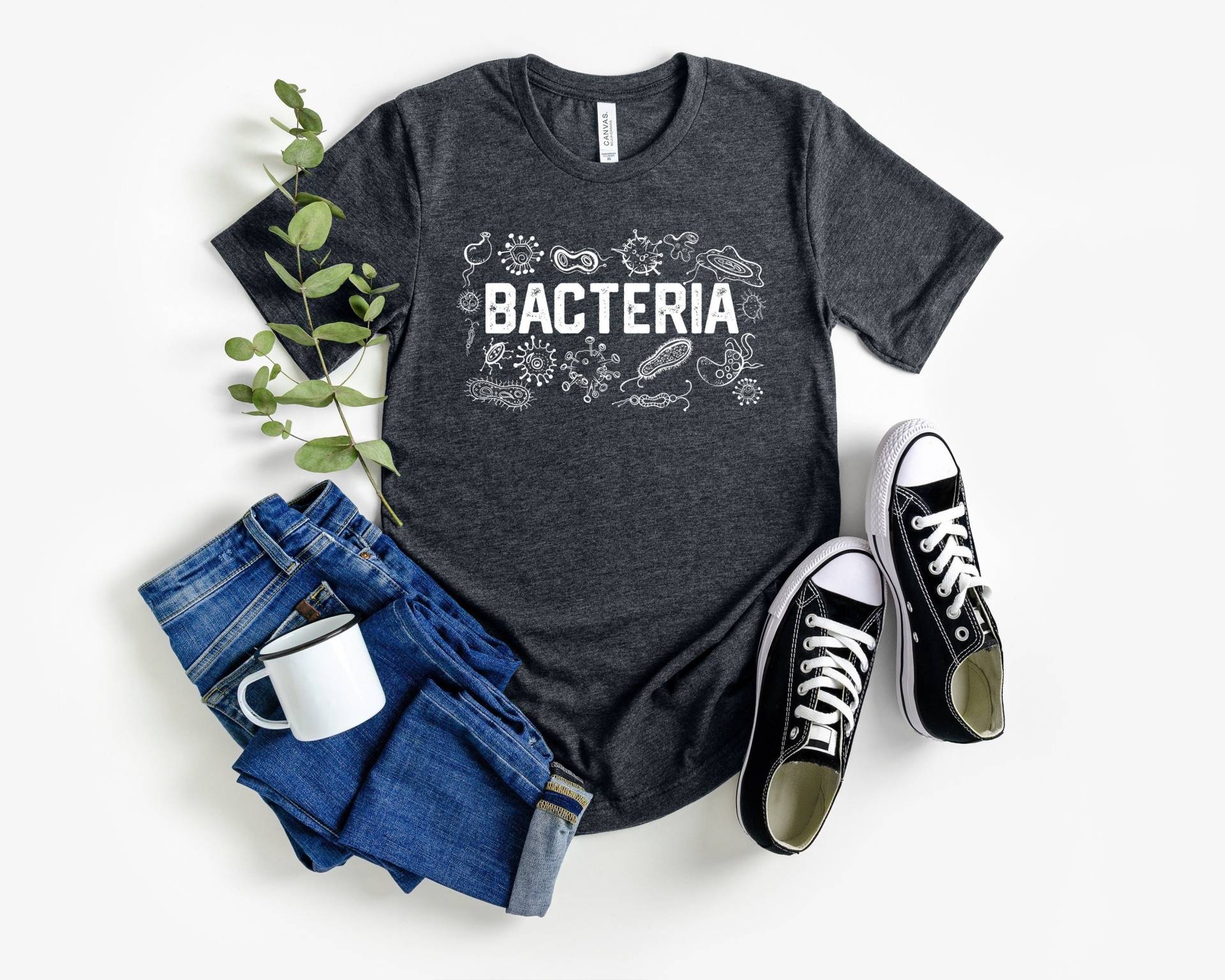 Bakterium - Mikrobiologie Keimphobisch Shirt Biologie Lustige Bakterien Medizin Schule Geschenk Apotheker Keime von SimplyTraded