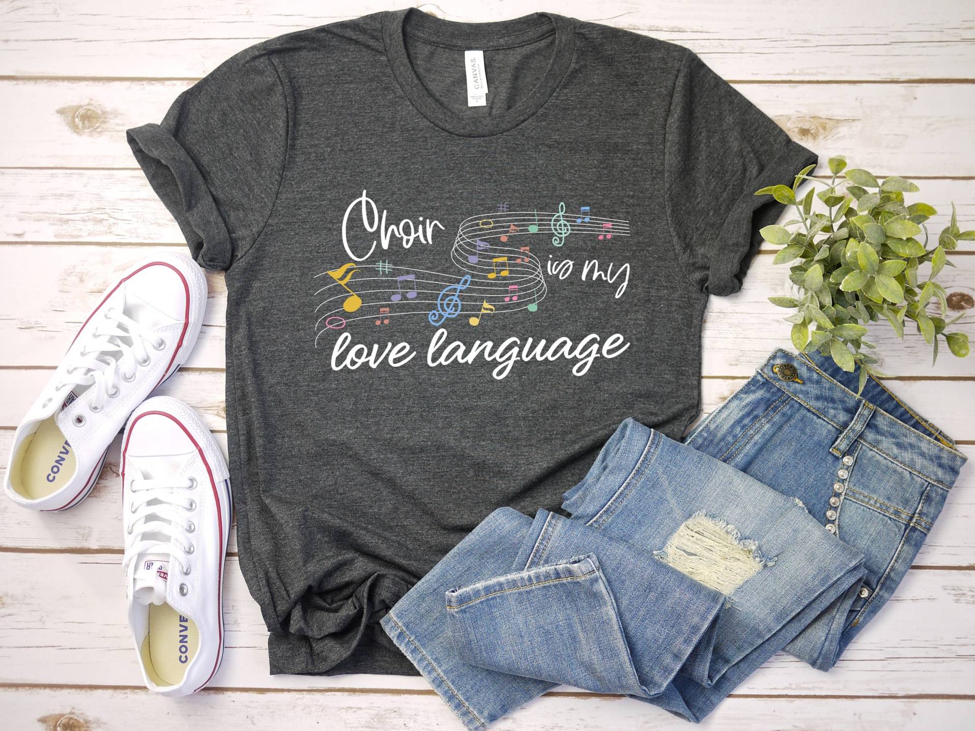 Chor Ist Meine Liebe Sprache Shirt Geschenk Probe Orchester Lustiges Musik Lehrer Chorleiter Geschenke Für Sänger von SimplyTraded