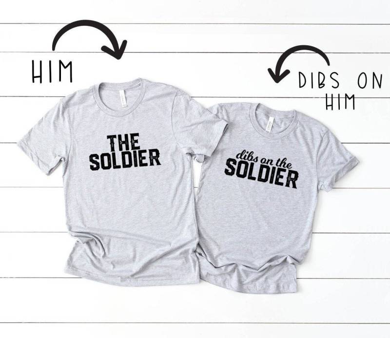 Dibs Auf Dem Soldaten Shirt Ihm Ihrem Paar Passendes Verheiratet Beziehung Geschenke Für Ihn Ihre Armee Freundin Frau von SimplyTraded