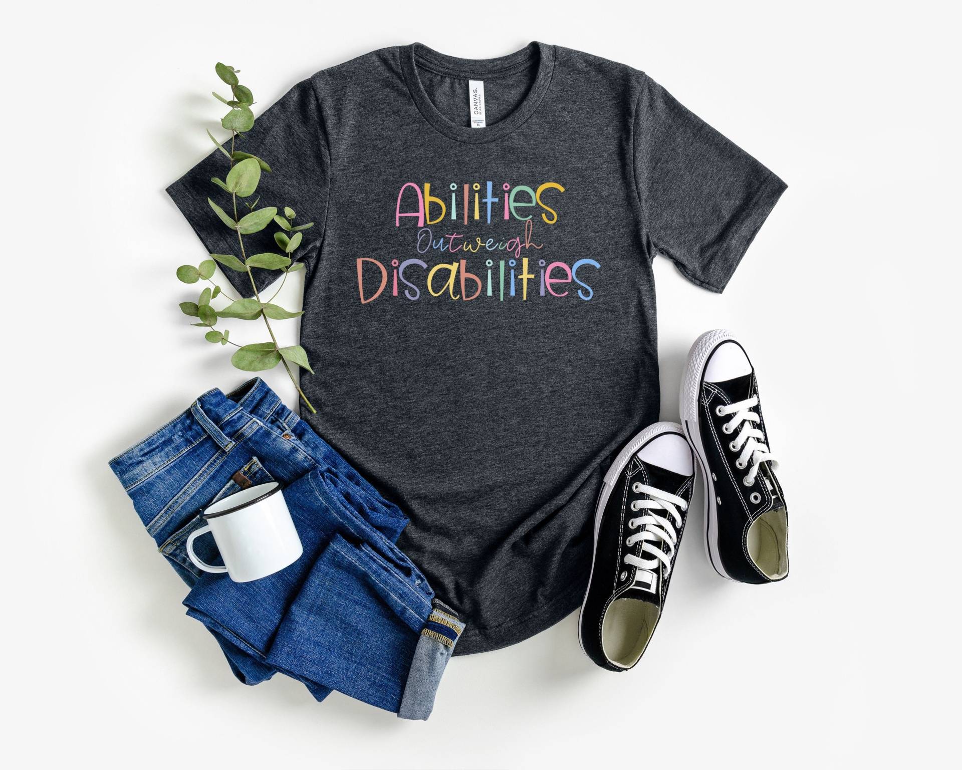 Fähigkeiten Überwiegen Behinderungen Shirt, Sonderpädagogik-T-Shirt, Autismus-Bewusstsein, Gleichstellungs-Shirt, Legasthenie-Shirt von SimplyTraded