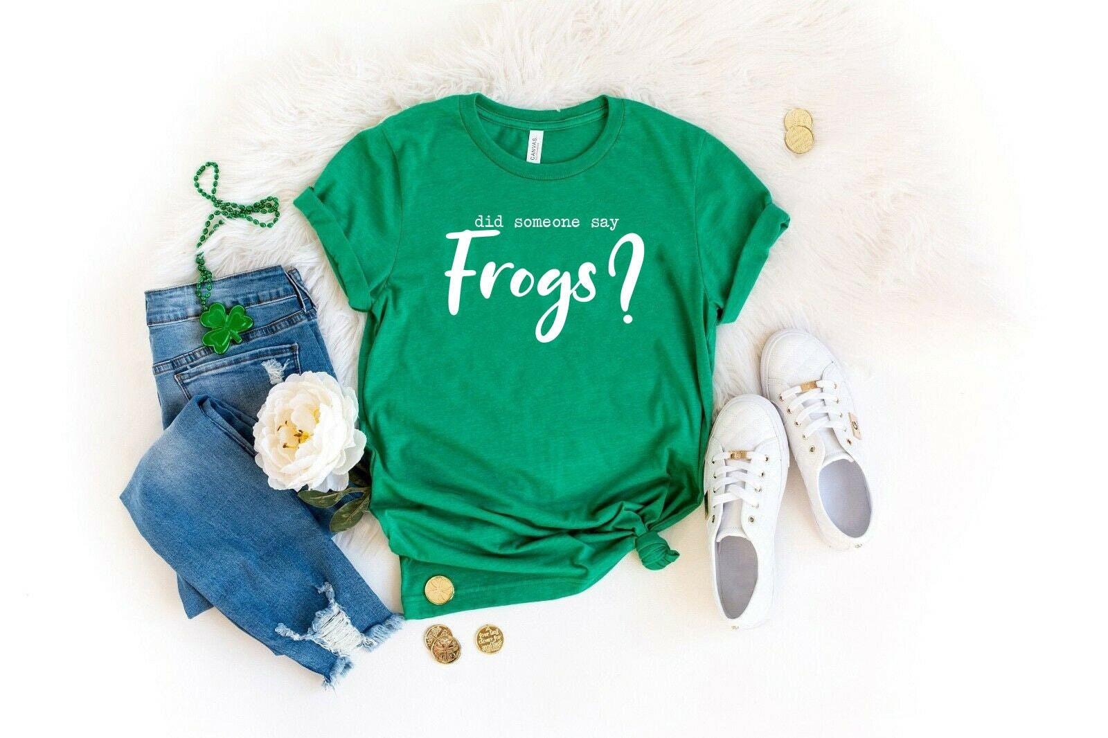 Frosch Shirt, Süßes Sprüche Liebhaber Besitzer Shirt Frauen, Lustiges Tier Kröten Hat Jemand Frösche Gesagt? von SimplyTraded