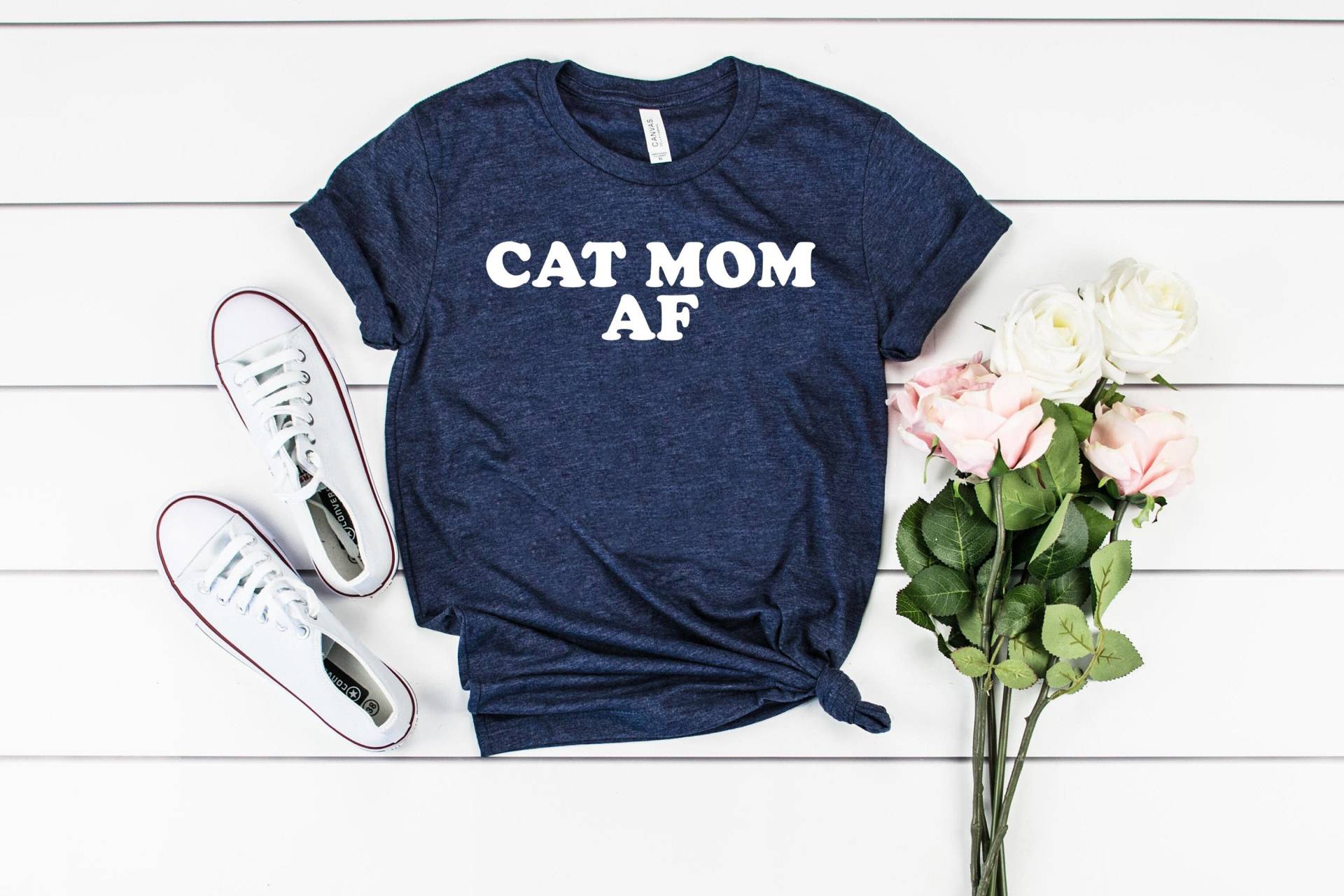 Katzenmama Af Shirt, T-Shirt, Geschenk Für Mama, Tierliebhaber Katzen Katzenliebhaber Geschenk, Mama von SimplyTraded