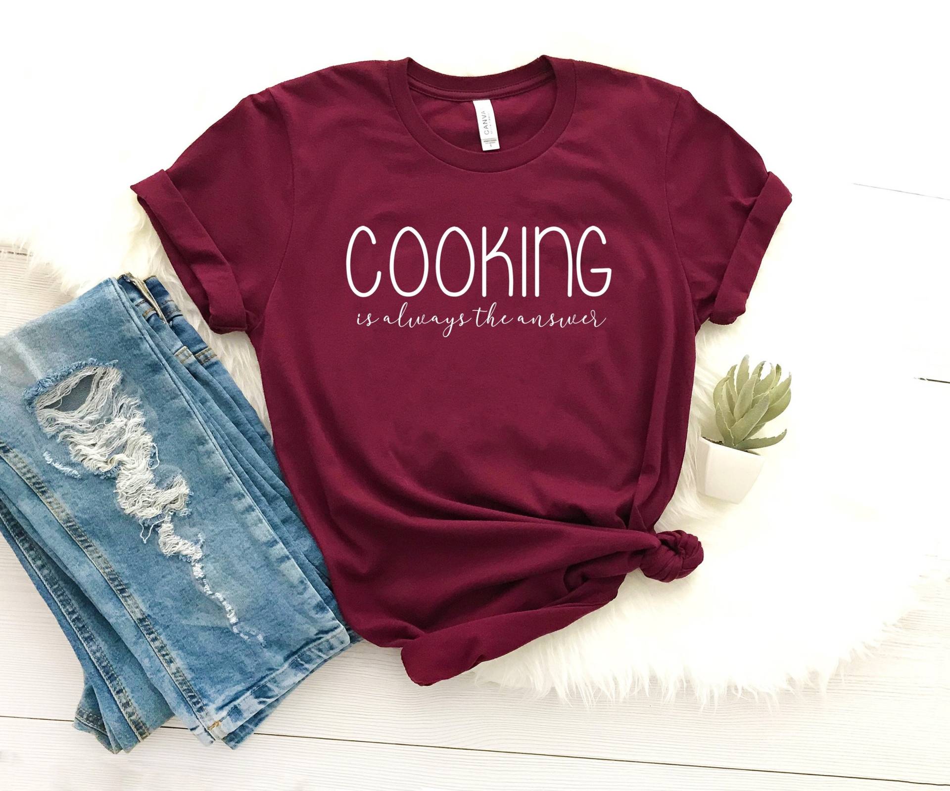 Lustiges Kochen Geschenk Für Koch Shirt Shirts Ist Immer Die Antwort Geschenke Köche Liebhaber von SimplyTraded